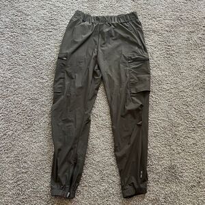 ASRV Tetra-Lite Standard Zip Jogger DSG-0656 Pants Grey Stretch Mens Small USA